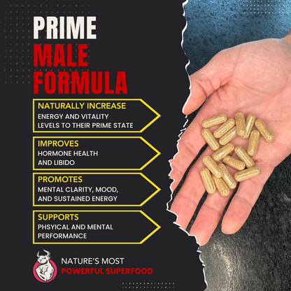 PRIME MALE FORMULA with Grass Fed Beef Organs